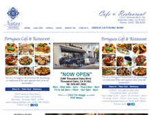 Tablet Screenshot of nataspastries.com